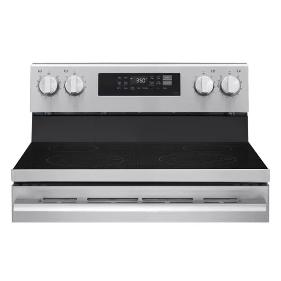 LG 30 in 6.3 cu ft. Stainless Steel Electric Freestanding Range with True Convection and Air Fry