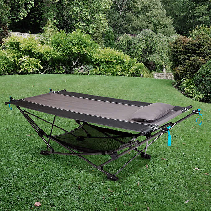 FOLDING HAMMOCK WITH CANOPY