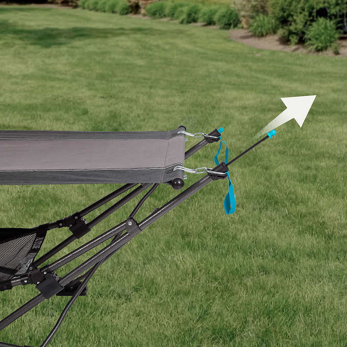 FOLDING HAMMOCK WITH CANOPY