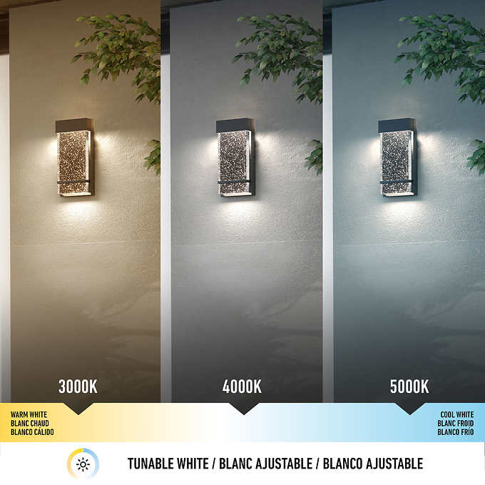 Artika Skyler Outdoor Wall Lamp With Color Changing Technology