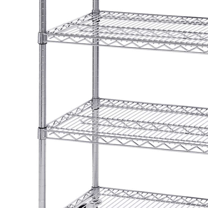 Seville Classics 6 Tier NSF Steel Wire Shelving Rack