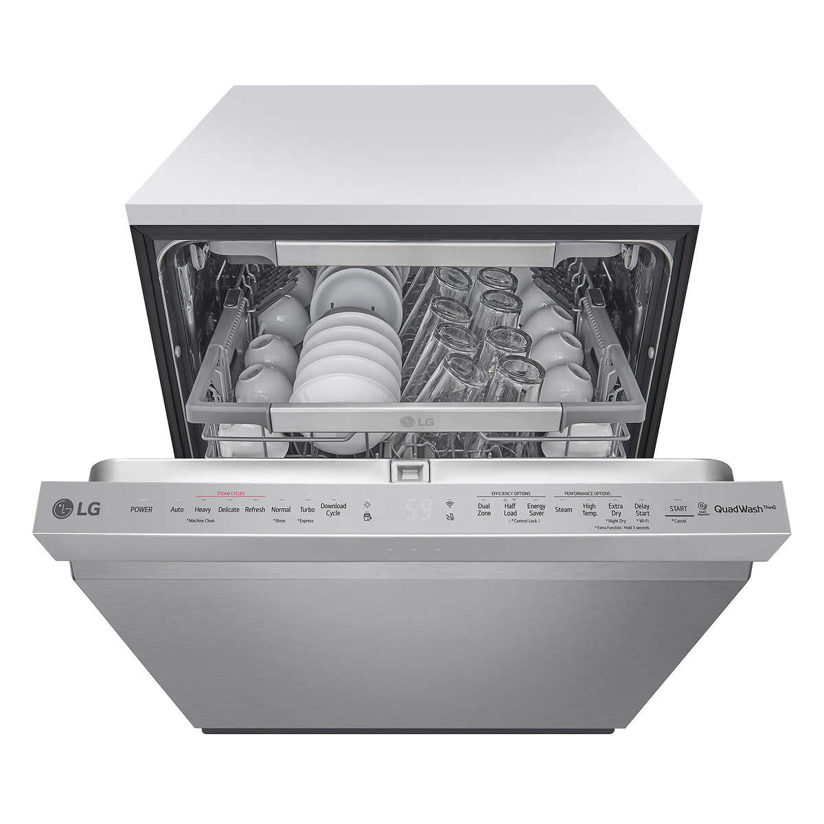 LG 24 in. Smudge-Resistant Stainless Steel Built-In DISHWASHER