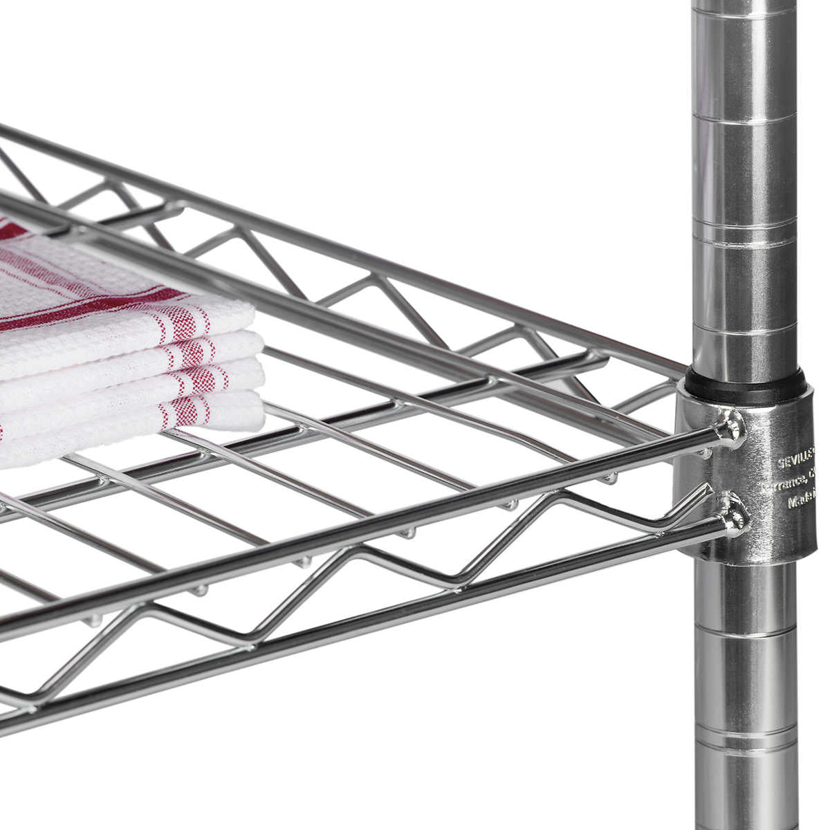 Seville Classics Stainless Steel Kitchen Cart