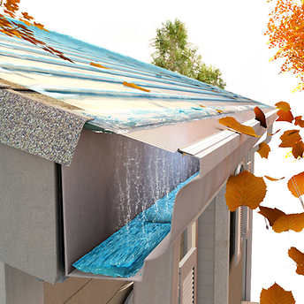 EasyOn Gutter Guard Gutter System, Length: 30.48 m (100 ft.)