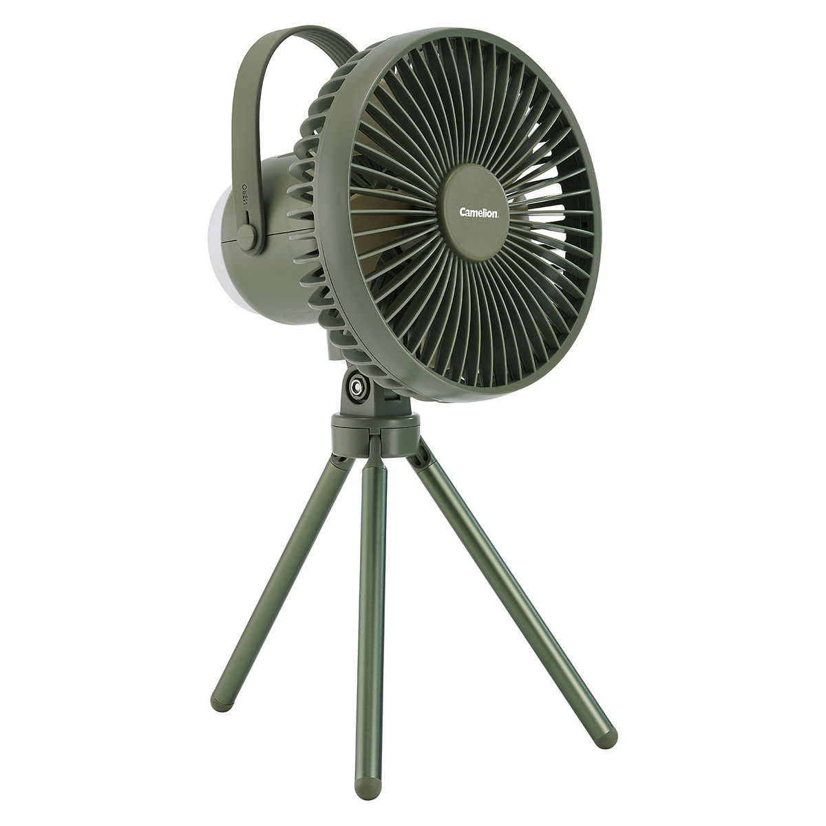 Camelion Rechargeable Camping Fan with LED Light