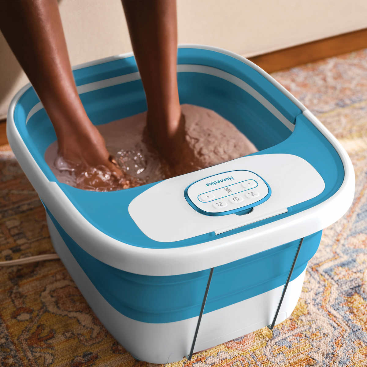 HoMedics HomeSpa Elite Collapsible Footbath with Heat Boost