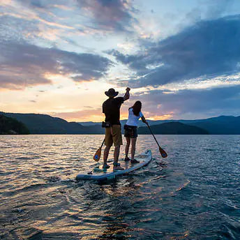 BODY GLOVE TANDEM KAYAK AND PADDLE BOARD
