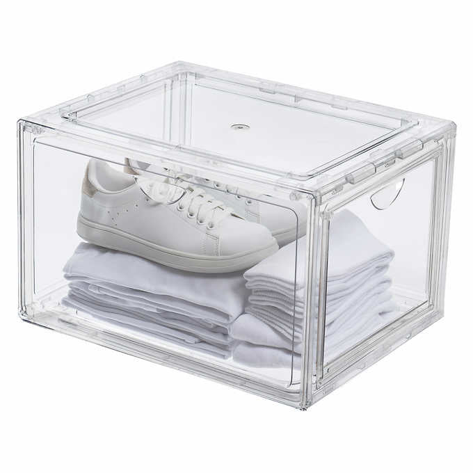 Stackable Shoebox & Organizer, 8-pack