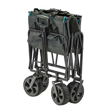 Mac Sports Extra Large Folding Wagon with Cargo Net