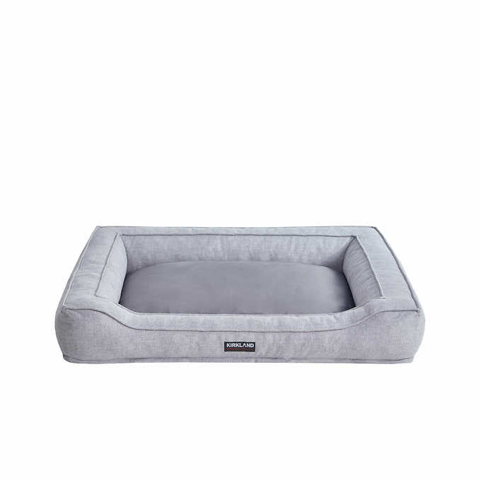 KIRKLAND SIGNATURE BOLSTER PET BED