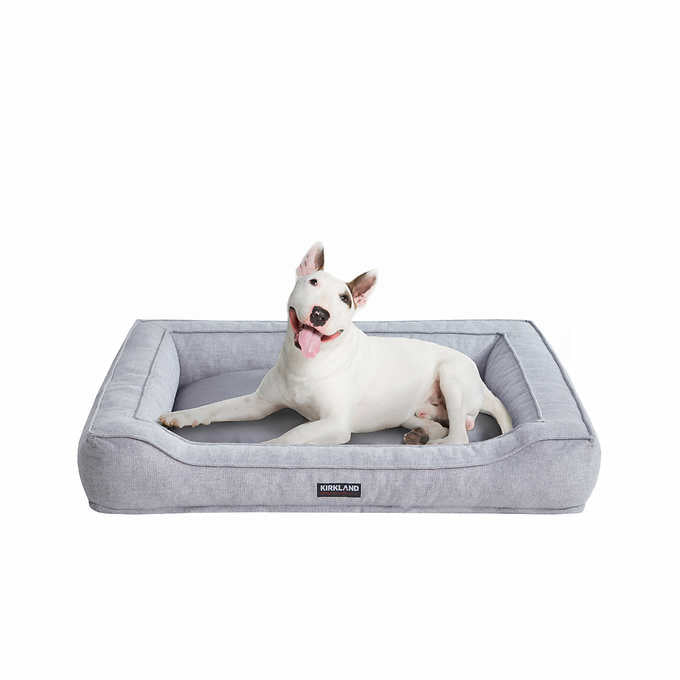 KIRKLAND SIGNATURE BOLSTER PET BED