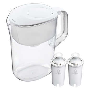 Brita Champlain 2.4 L (10-cup) Pitcher with 2 Filters