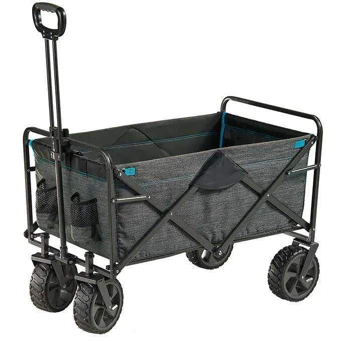 Mac Sports Extra Large Folding Wagon with Cargo Net