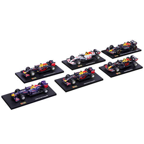 BURAGO Formula 1 Red Bull - 1:43 Die Cast (6-pack)
