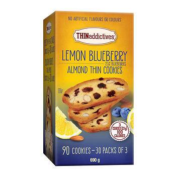 THINAddictives Lemon Blueberry Almond Cookies, 690 g