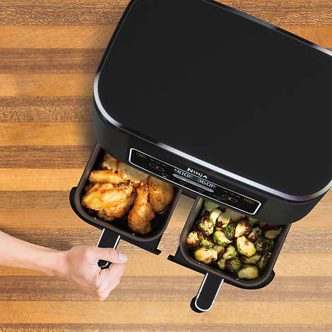 Ninja Foodi 4-in-1 8-qt. 2-Basket Air Fryer with DualZone Technology