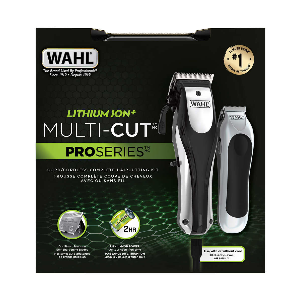 Wahl Pro Series Multi-Cut Cord/Cordless Complete Haircutting Kit, returned item