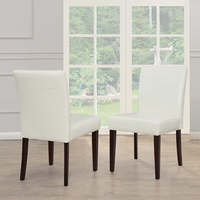 Emmett Bonded Leather Dining Chair 2-pack