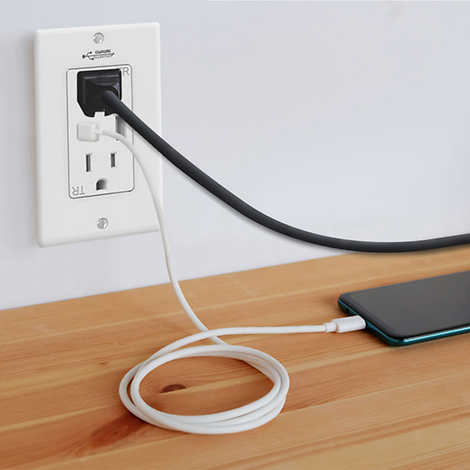 Charging Essentials USB A & C Tamper Resistant Receptacle, 2-pack