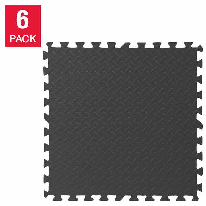 Best Step Interlocking Tiles with 10 Borders, 6-pack