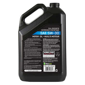 Kirkland Signature - Set of 2 cans of 5W30 fully synthetic motor oil