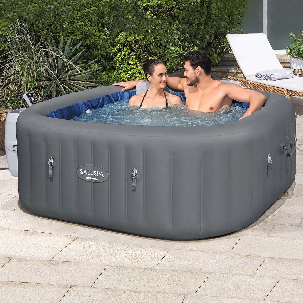 Saluspa Coronado EnergySense Smart AirJet Inflatable Hot Tub