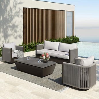 VEGA 4PC PATIO SEATING SET