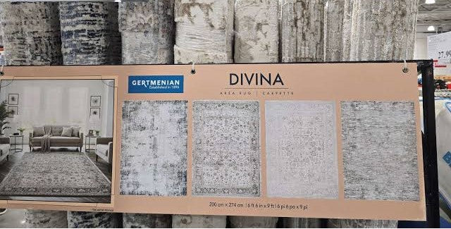Divina Area Rug, Onida Cream, 6'6” x 9'