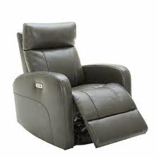 GILMAN CREEK POWER RECLINER GREY LEATHER