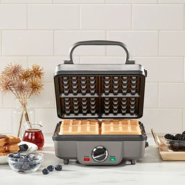 Cuisinart 4 Slice Belgian Waffle Maker With Pancake Plates