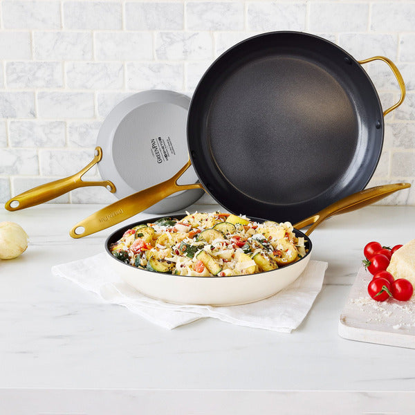 GreenPan Jewel Pro Ceramic Non-Stick 3-piece Fry Pan Set