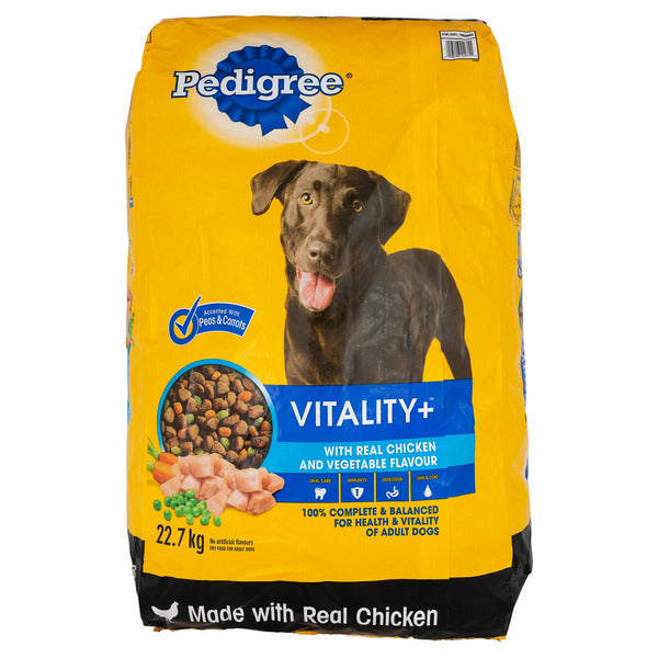 PEDIGREE VITALITY REAL CHICKEN DOG FOOD 22.7 kg