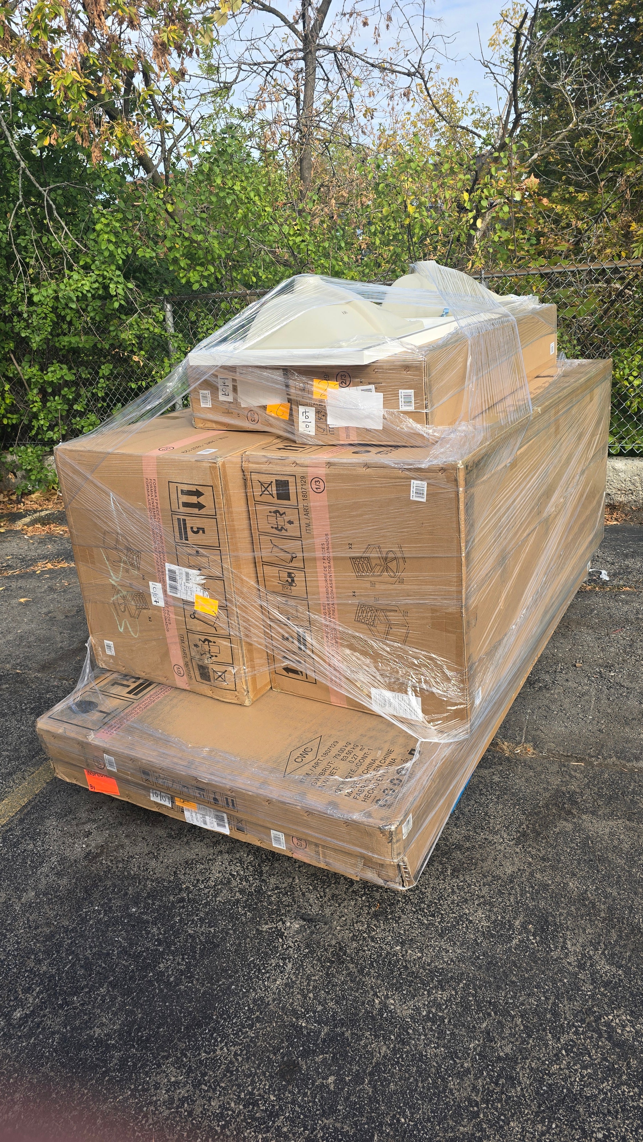 Agio Formia 7 Piece Metal Dining Set