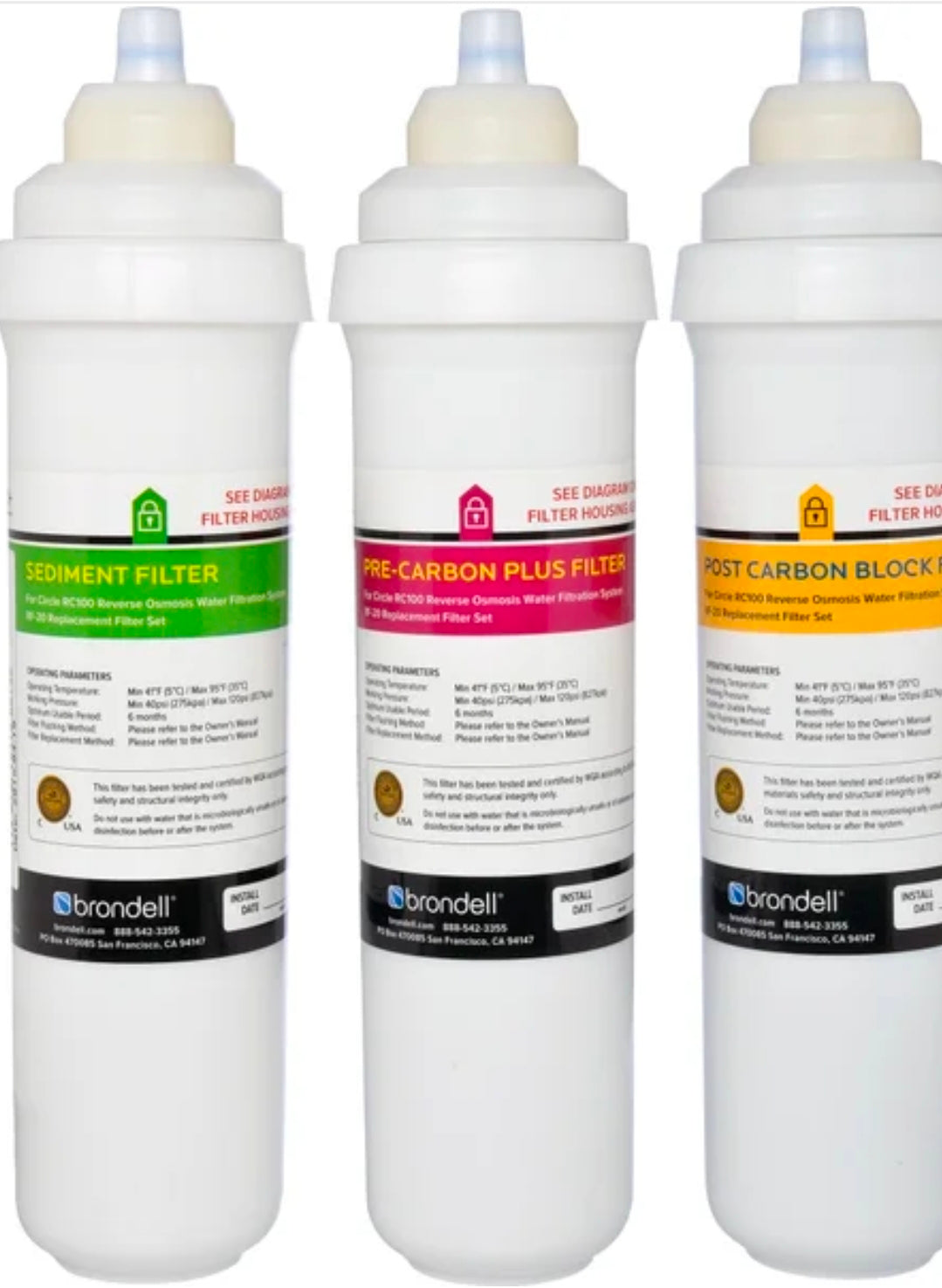 Brondell - RF-20 Filter 3-pack