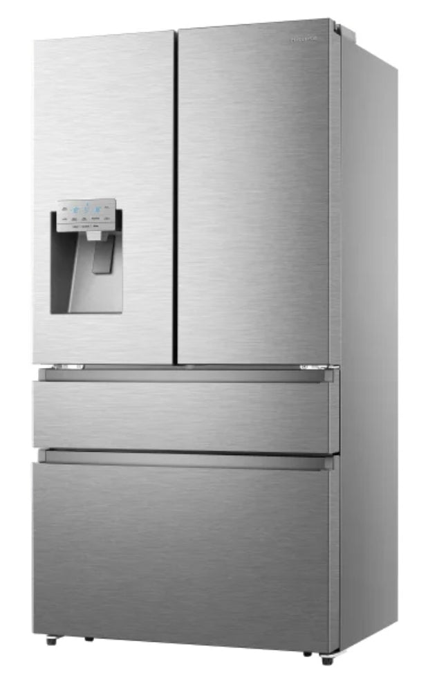 Hisense 36 in 19.8 cu ft. Counter Depth 4-Door French Door Refrigerator with Water and Ice Dispenser
