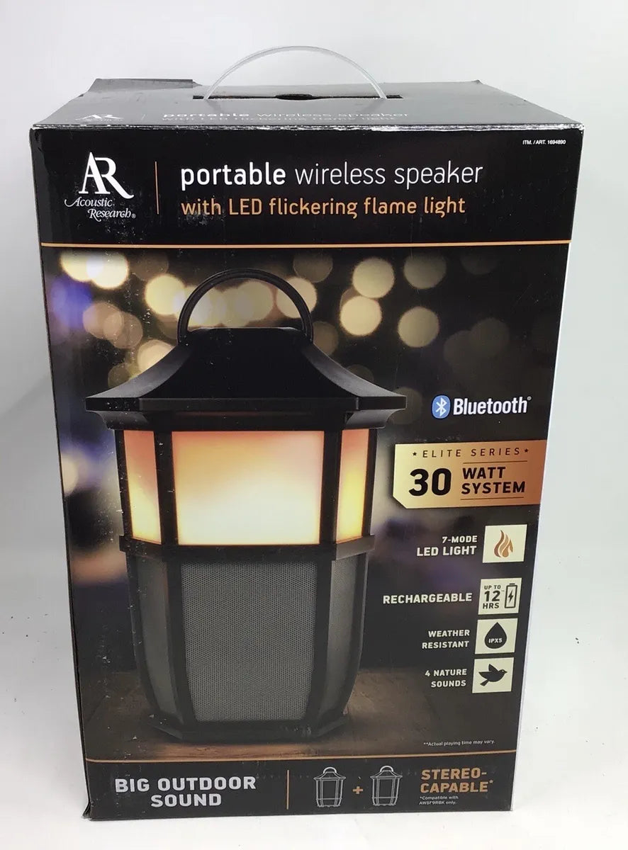 AR Brighton Portable Wireless Speaker with LED Light
