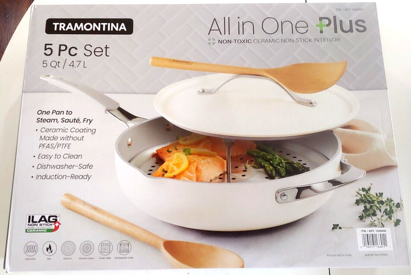 TRAMONTINA ALL IN 1 PLUS PAN 5 PIECES