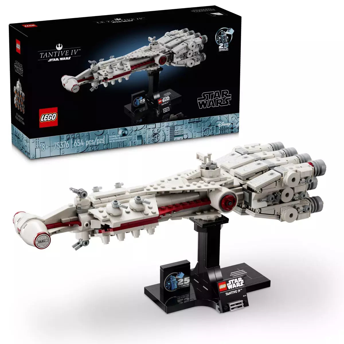 Lego 6470426 Star Wars Tantive IV Build and Display Starship Vehicle