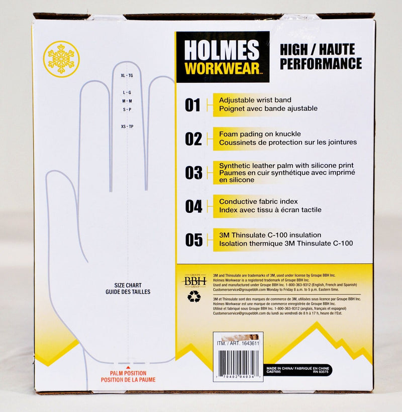 WINTER WORK GLOVES HOLMES WORKWEAR