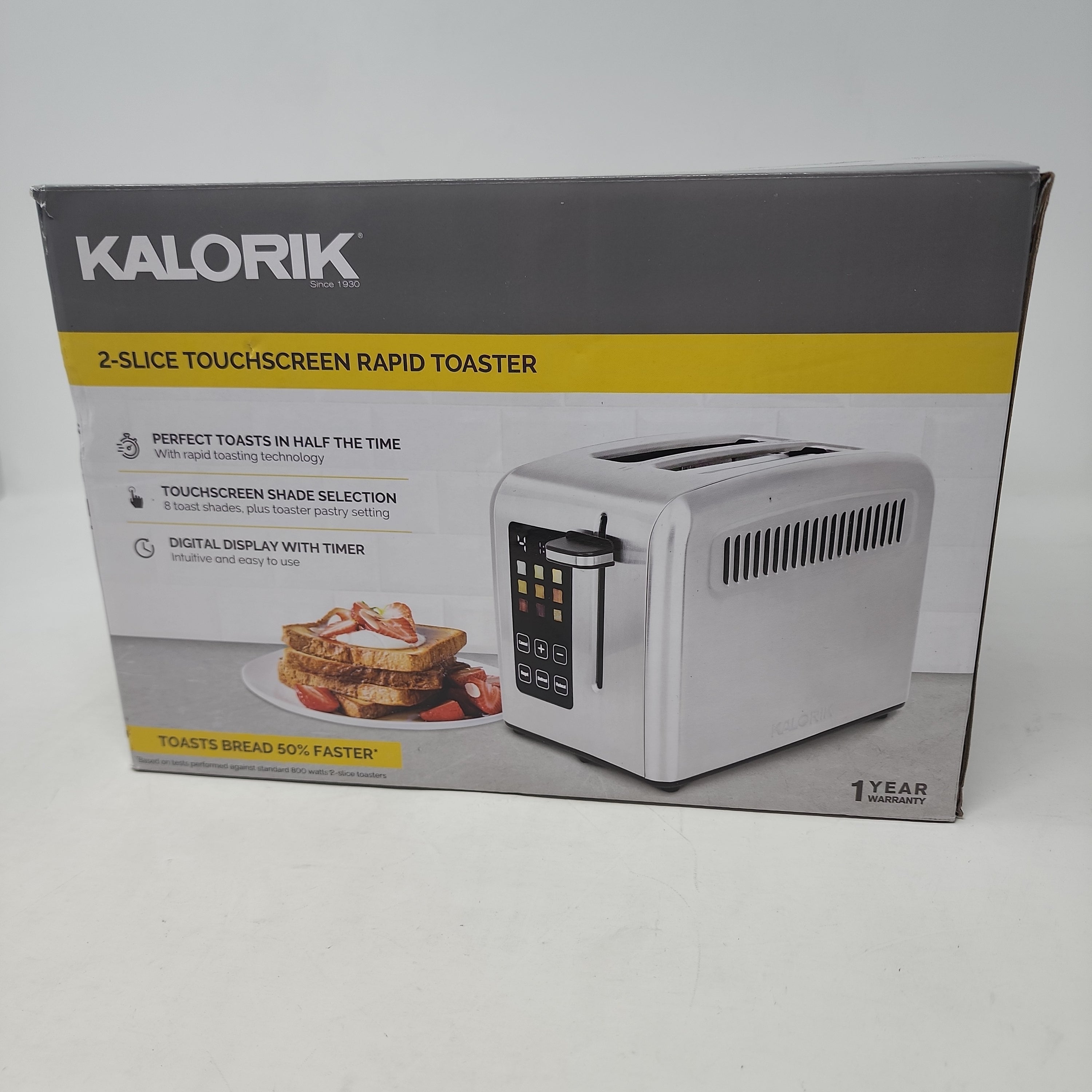 KALORIK 2 SLICE TOASTER TO 50665 SS