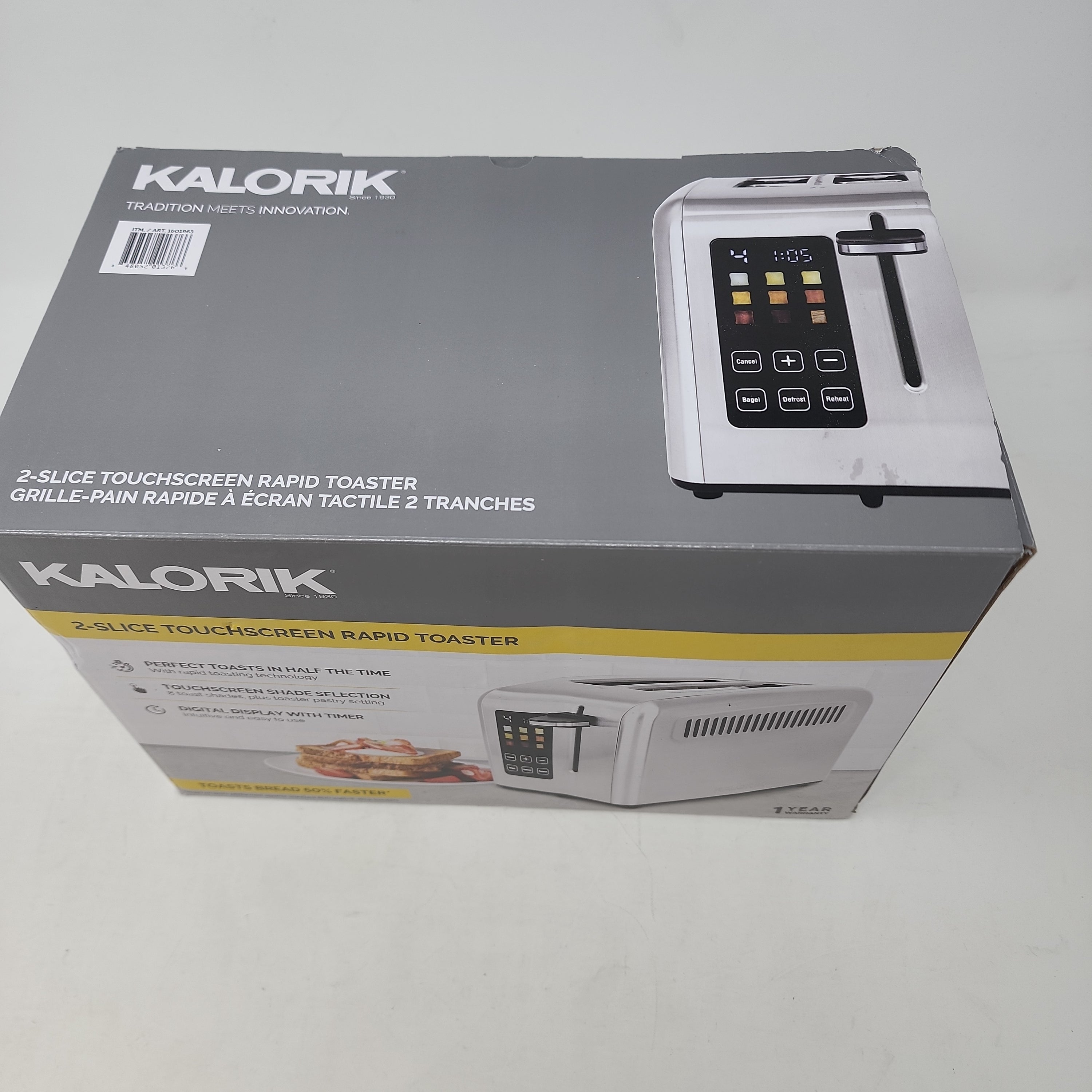 KALORIK 2 SLICE TOASTER TO 50665 SS