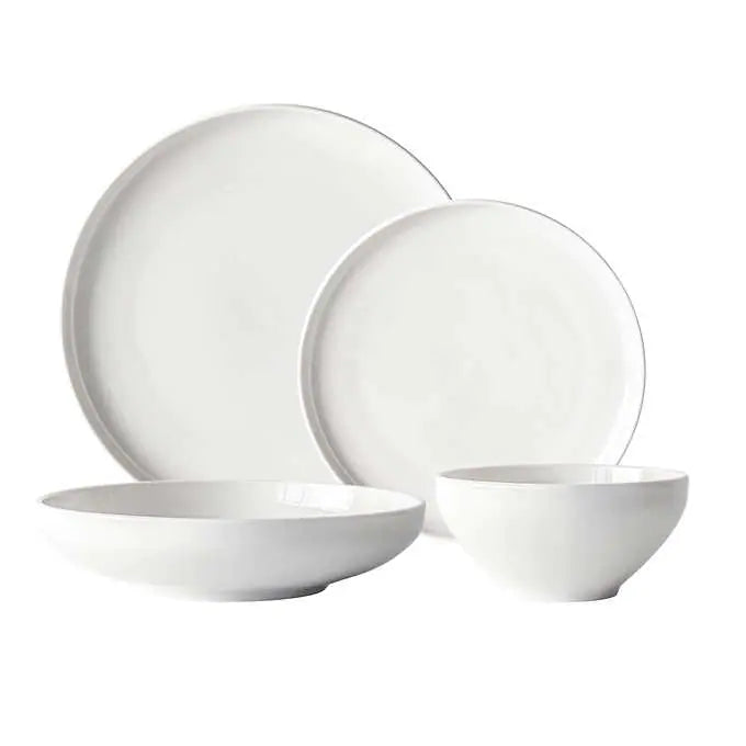 Overandback ST GERMAIN Porcelain Dinnerware Set, 24-piece